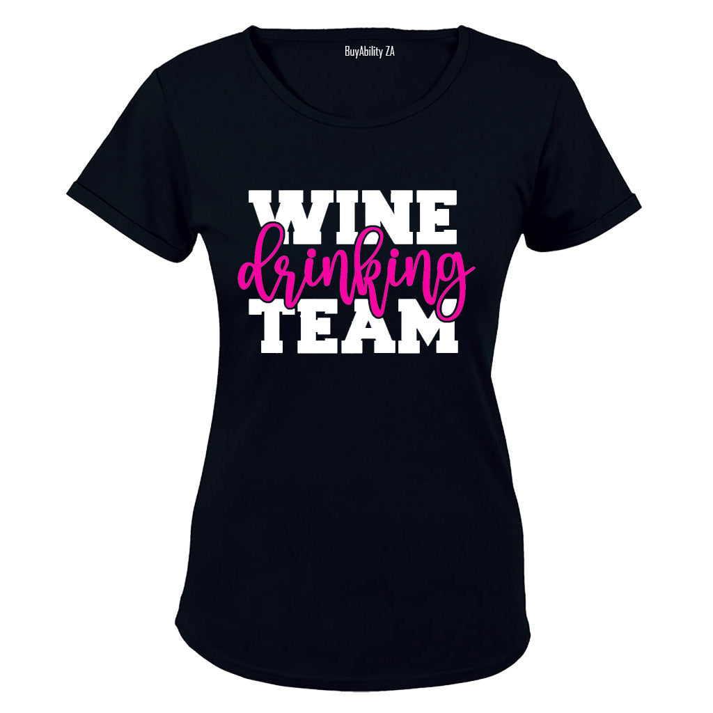 Wine Drinking Team - Ladies - T-Shirt