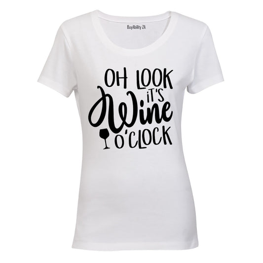 Wine O'Clock - Ladies - T-Shirt