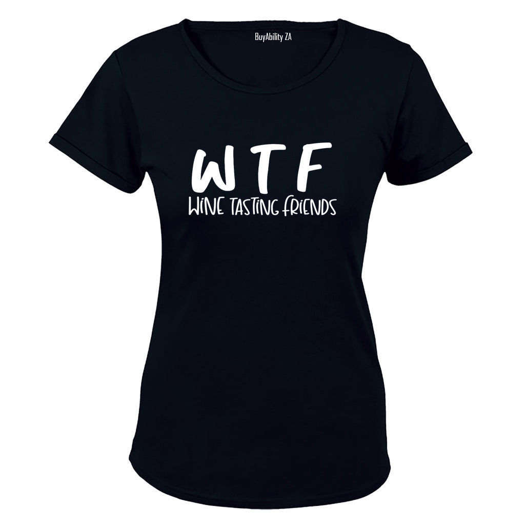 Wine. Tasting. Friends - Ladies - T-Shirt