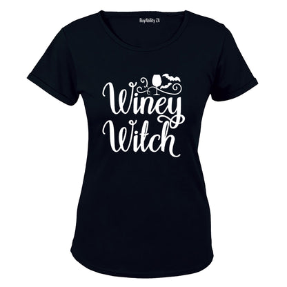 Winey Witch - Halloween Inspired - Ladies - T-Shirt