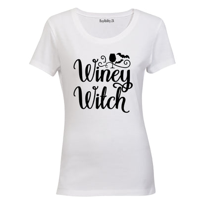 Winey Witch - Halloween Inspired - Ladies - T-Shirt