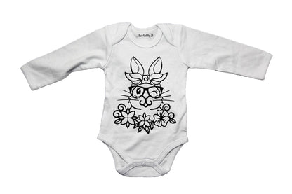 Winking Bunny - Easter - Baby Grow