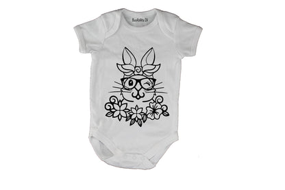 Winking Bunny - Easter - Baby Grow