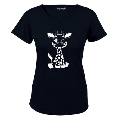Winking Giraffe - Ladies - T-Shirt
