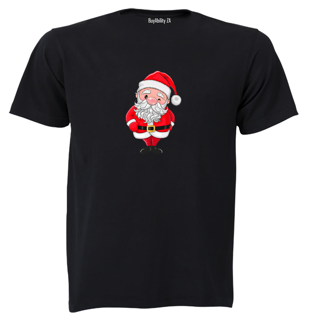 Winking Santa - Christmas - Kids T-Shirt