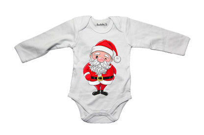 Winking Santa - Christmas - Baby Grow