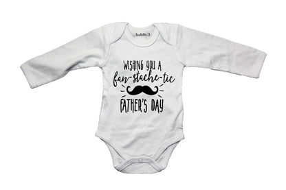 Wishing You A fan-stache-tic Fathers Day! - Baby Grow