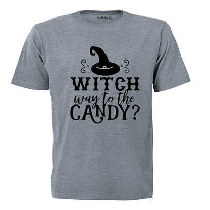 Witch Way to the Candy - Halloween - Kids T-Shirt