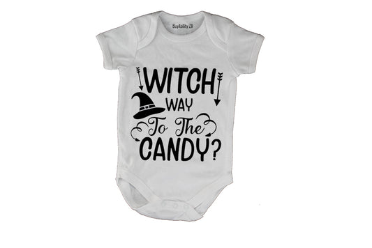 Witch Way to the Candy - Arrows - Baby Grow