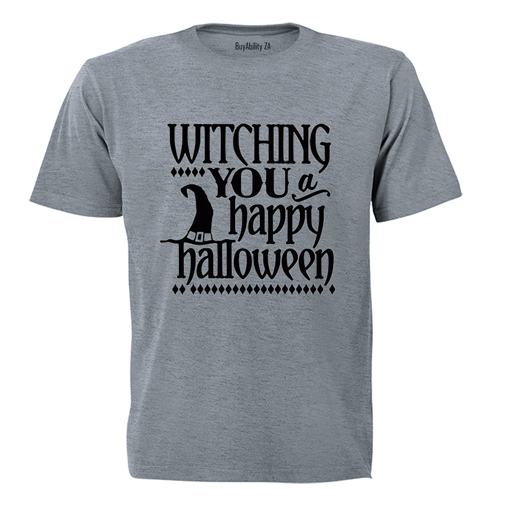 Witching you a Happy Halloween! - Adults - T-Shirt