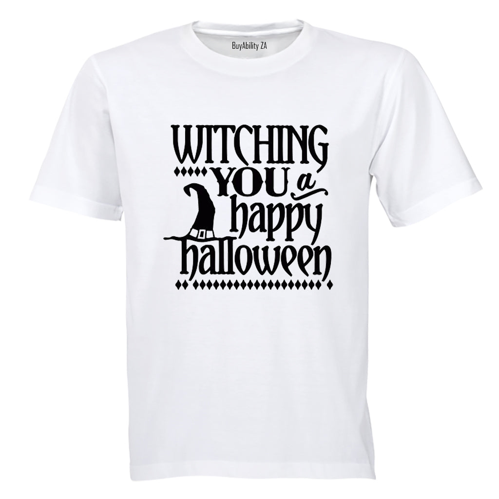 Witching you a Happy Halloween! - Adults - T-Shirt