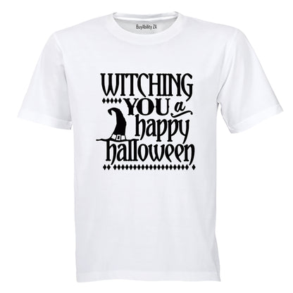 Witching you a Happy Halloween! - Adults - T-Shirt