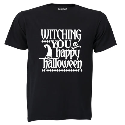 Witching you a Happy Halloween! - Adults - T-Shirt