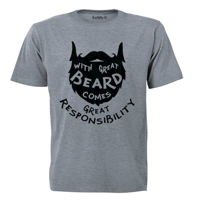 With Great Beard - Adults - T-Shirt