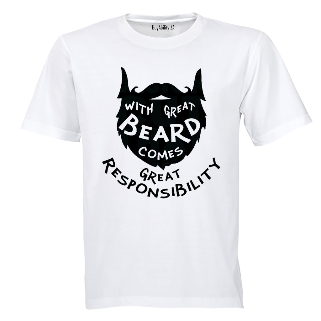 With Great Beard - Adults - T-Shirt