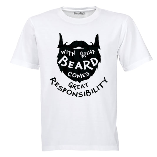 With Great Beard - Adults - T-Shirt