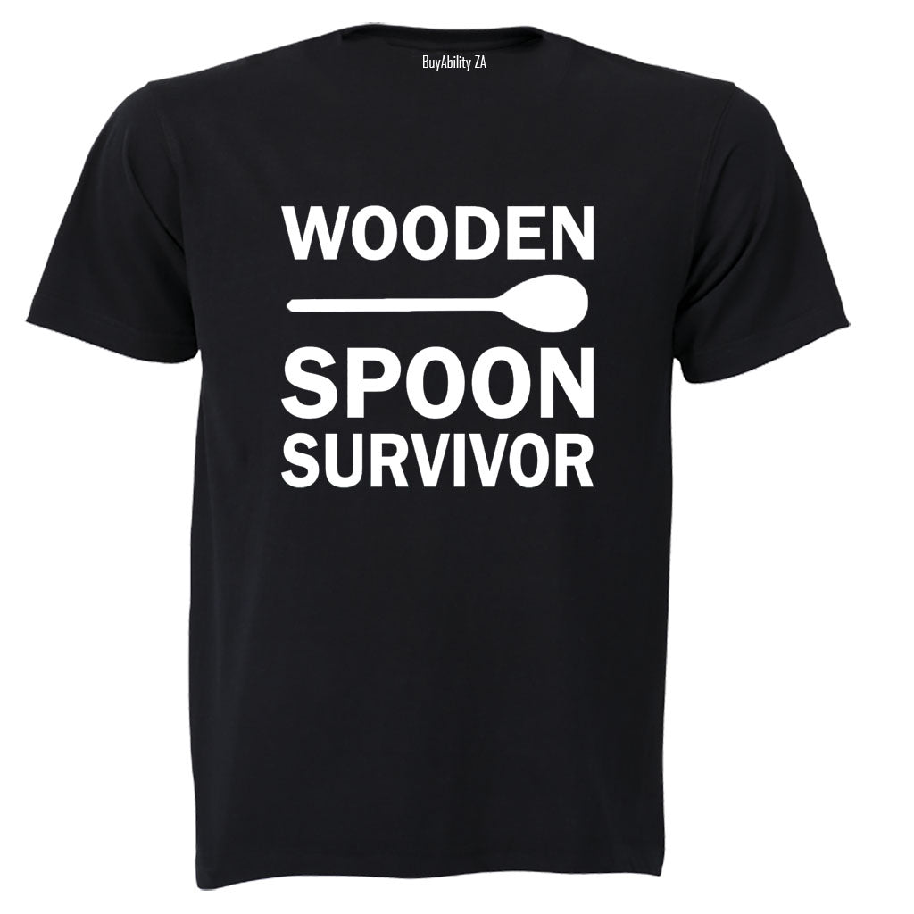 Wooden Spoon Survivor - Adults - T-Shirt - BuyAbility South Africa