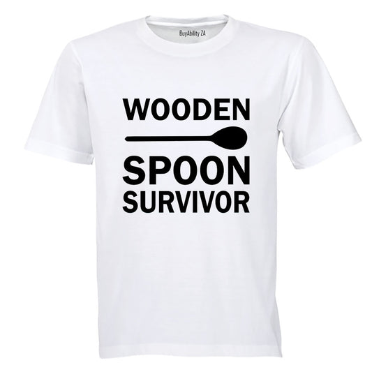 Wooden Spoon Survivor - Adults - T-Shirt - BuyAbility South Africa