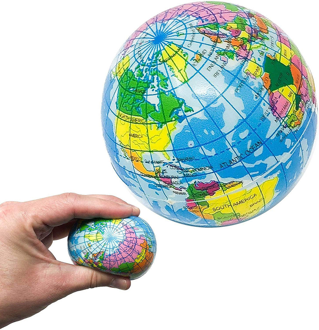 1pc World Map Stress Ball