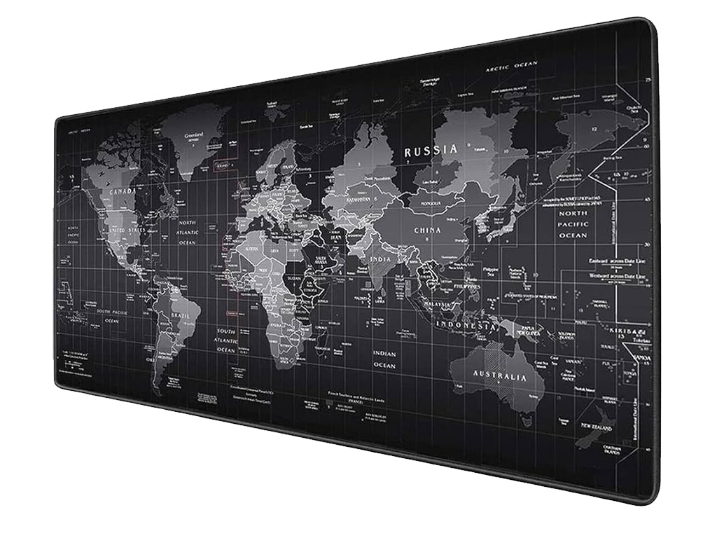 Large World Map Mouse Pad