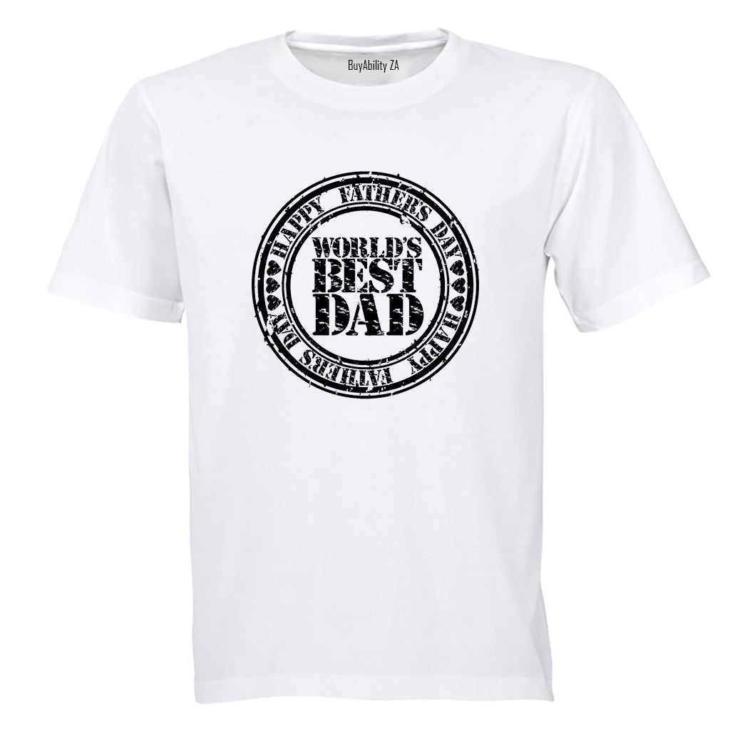 World's Best Dad - Fathers Day - Adults - T-Shirt