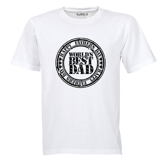 World's Best Dad - Fathers Day - Adults - T-Shirt