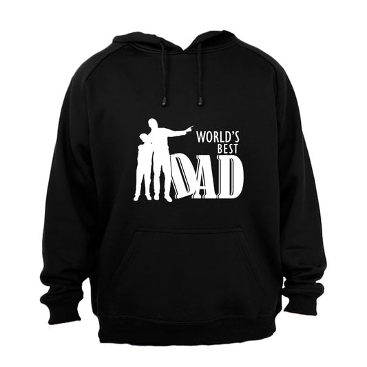 World's Best Dad - Silhouette - Hoodie - BuyAbility South Africa