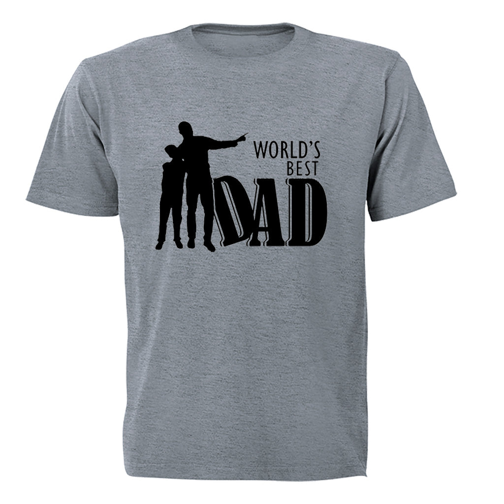 World's Best Dad - Silhouette - Adults - T-Shirt - BuyAbility South Africa