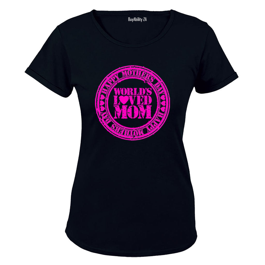 World's Loved Mom - Ladies - T-Shirt