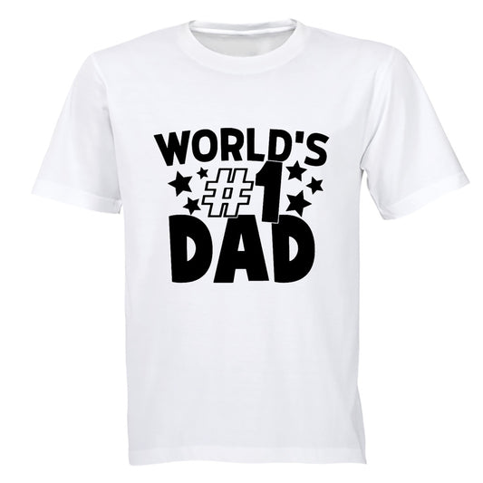 World's #1 Dad - Adults - T-Shirt - BuyAbility South Africa