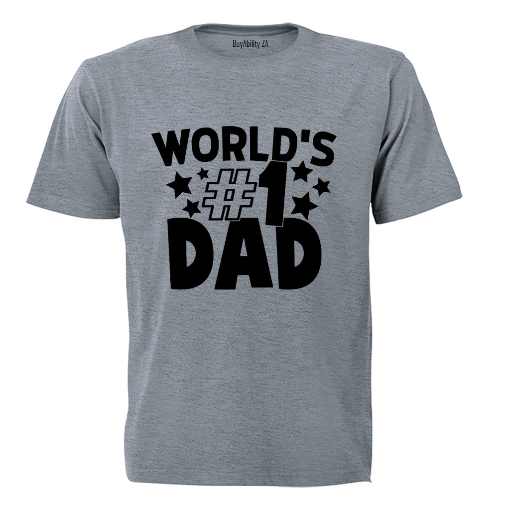 World's #1 Dad - Adults - T-Shirt