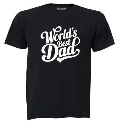 World's Best Dad - Bold - Adults - T-Shirt - BuyAbility South Africa