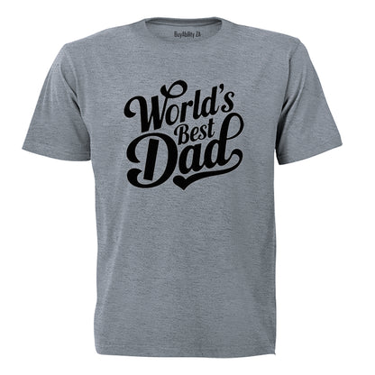World's Best Dad - Bold - Adults - T-Shirt - BuyAbility South Africa