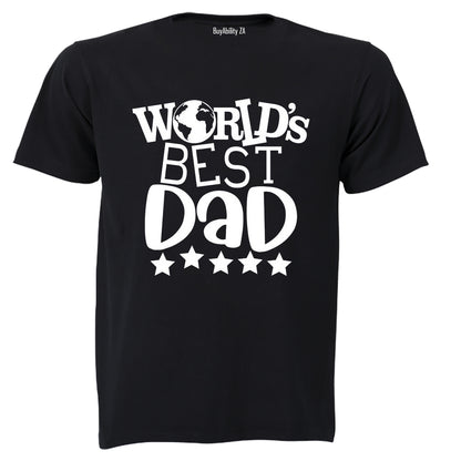 World's Best Dad - Stars - Adults - T-Shirt