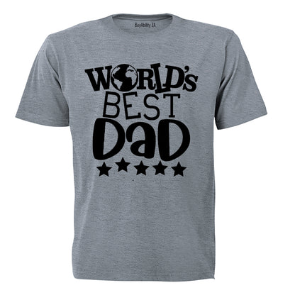 World's Best Dad - Stars - Adults - T-Shirt