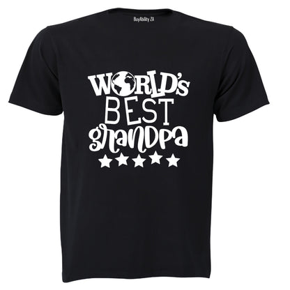 World's Best Grandpa - Stars - Adults - T-Shirt