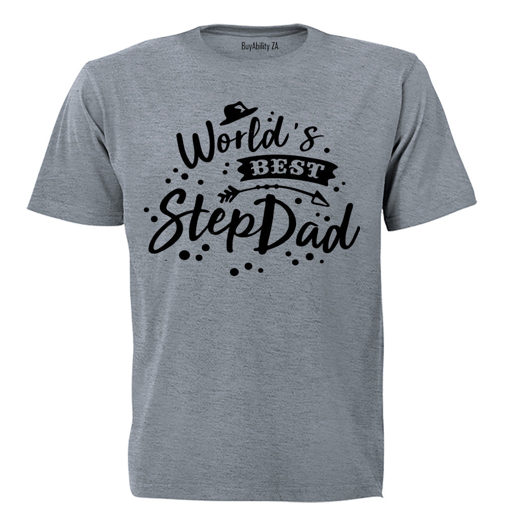 World's Best Step Dad - Adults - T-Shirt