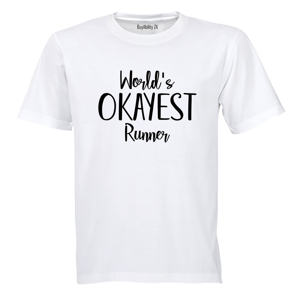 World's Okayest Runner - Adults - T-Shirt - BuyAbility South Africa