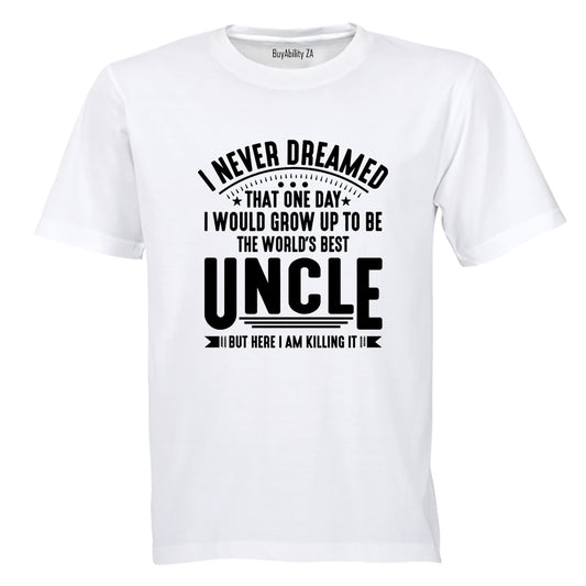 World's Best Uncle - Adults - T-Shirt - BuyAbility South Africa