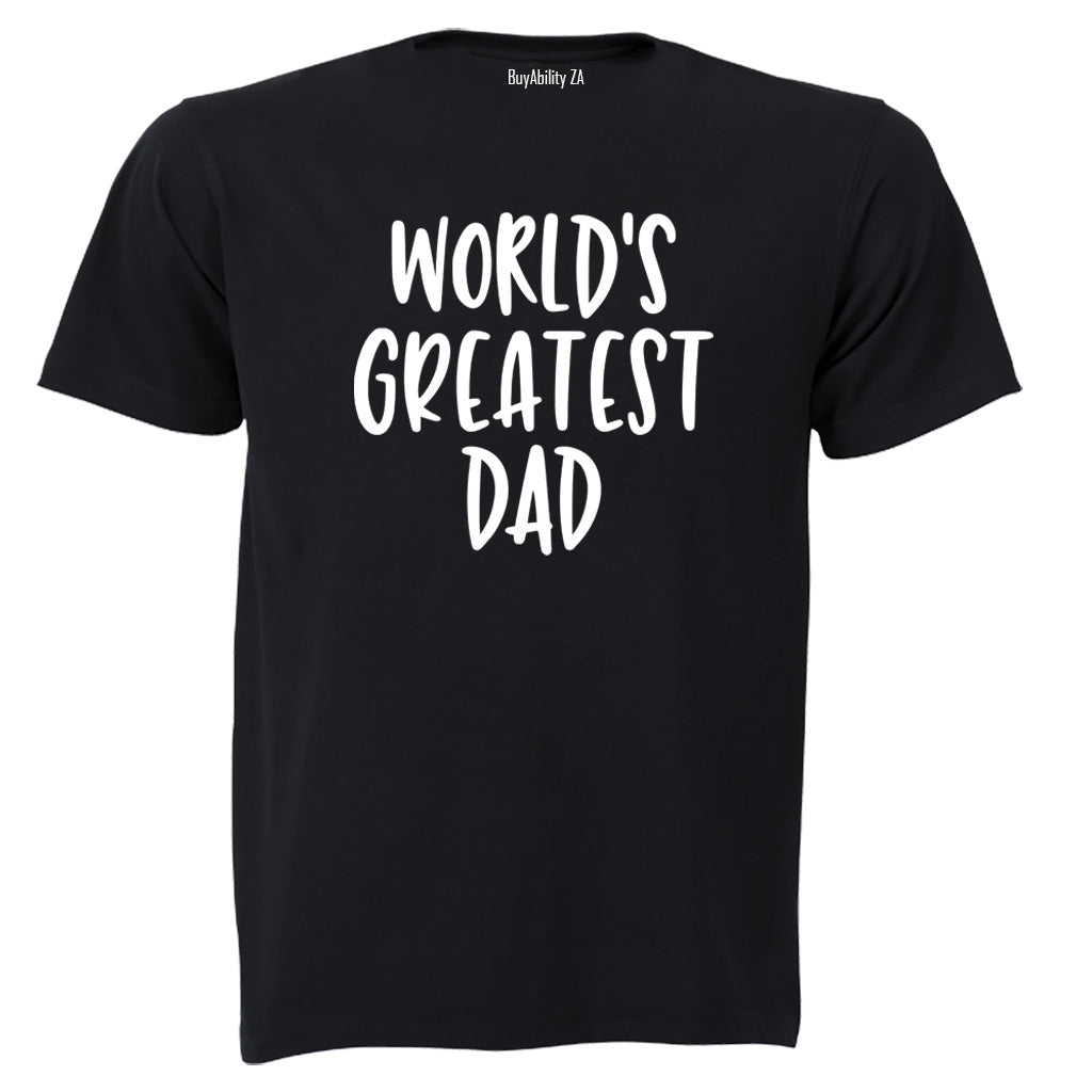 World's Greatest Dad - Adults - T-Shirt - BuyAbility South Africa