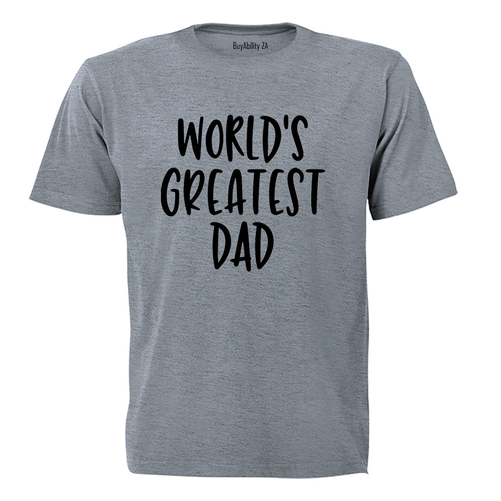 World's Greatest Dad - Adults - T-Shirt - BuyAbility South Africa