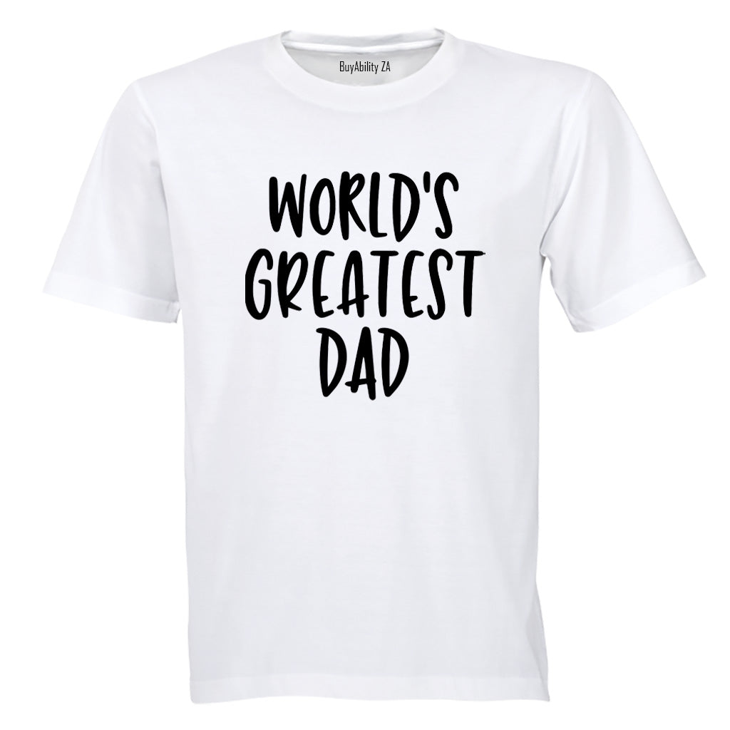 World's Greatest Dad - Adults - T-Shirt - BuyAbility South Africa