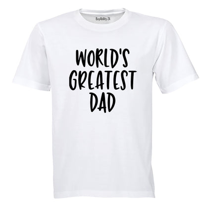 World's Greatest Dad - Adults - T-Shirt - BuyAbility South Africa