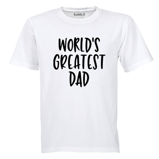 World's Greatest Dad - Adults - T-Shirt - BuyAbility South Africa