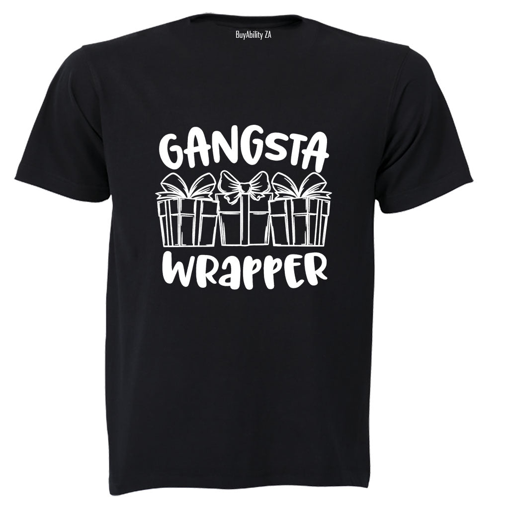 Wrapper - Christmas - Adults - T-Shirt - BuyAbility