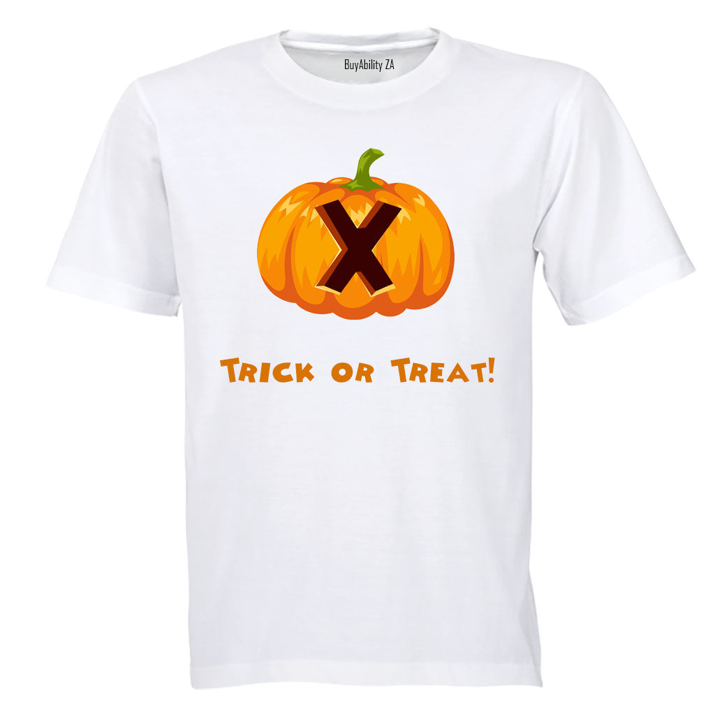 X - Halloween Pumpkin - Kids T-Shirt