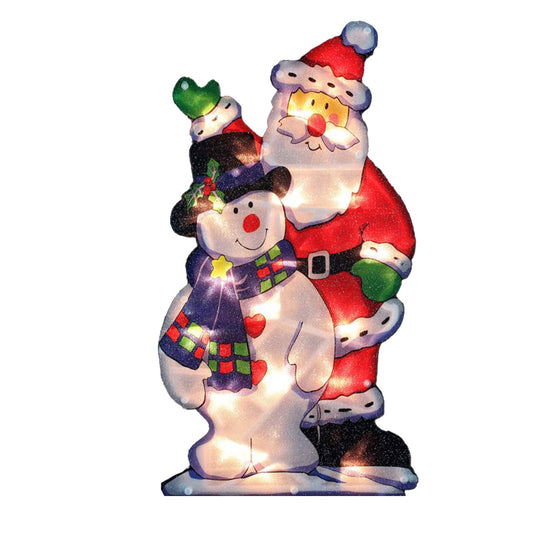 Santa & Snowman Christmas Light