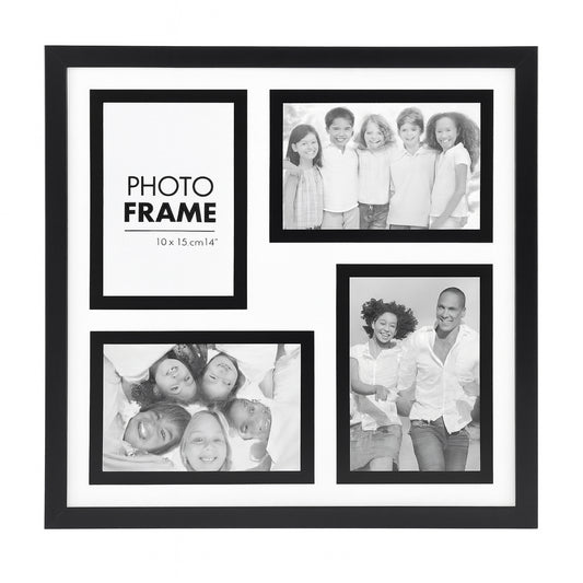 Modern Collage Photo Frame - Black