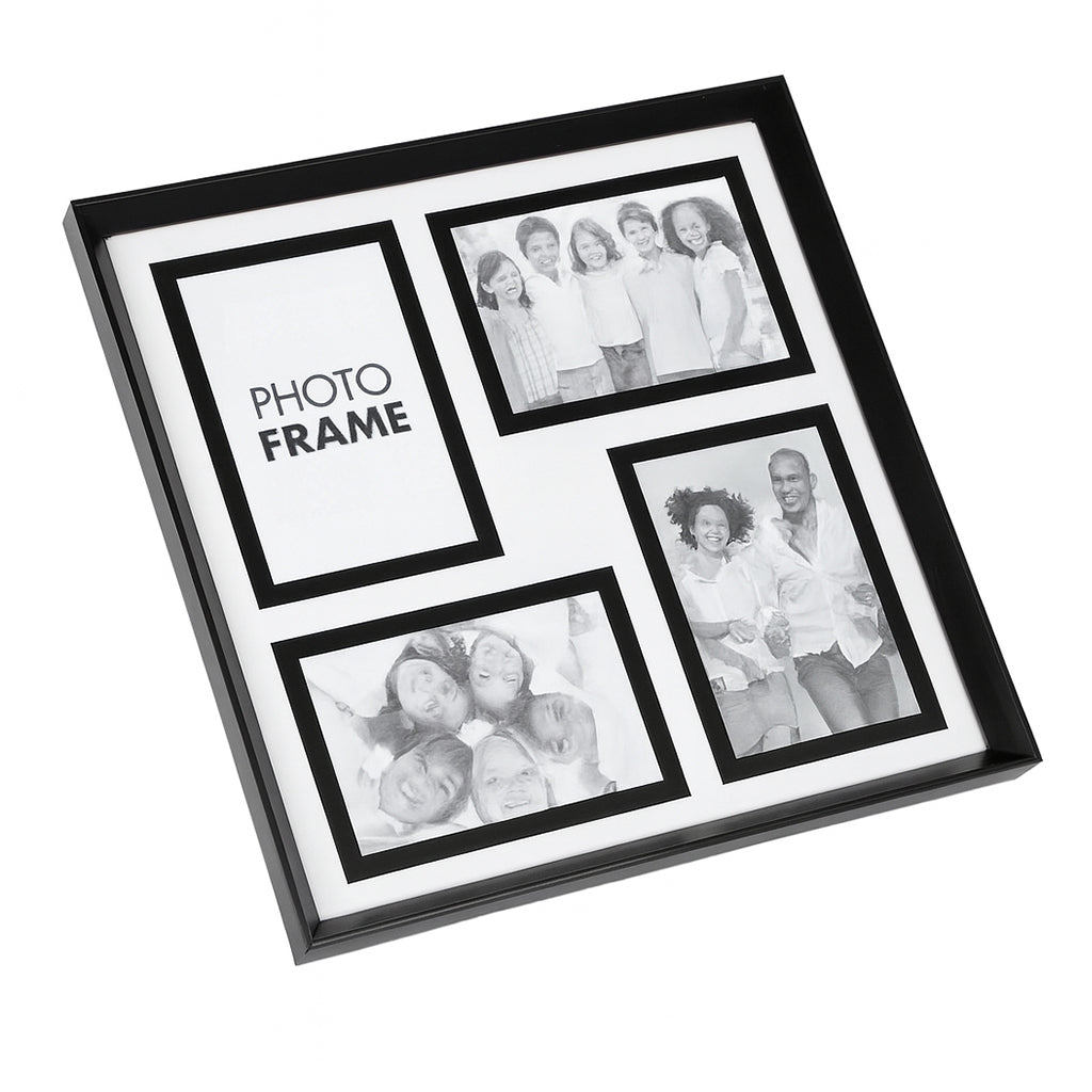 Modern Collage Photo Frame - Black