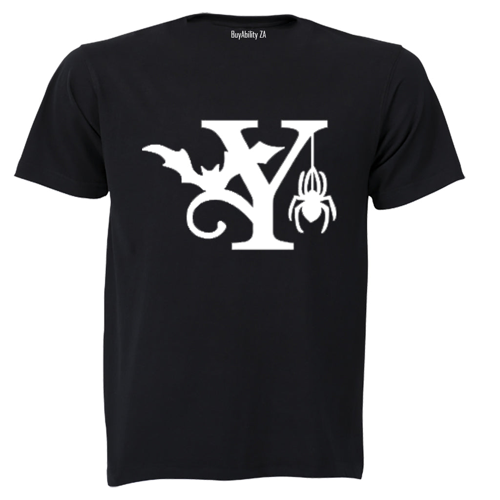 Y - Halloween Spiderweb - Kids T-Shirt